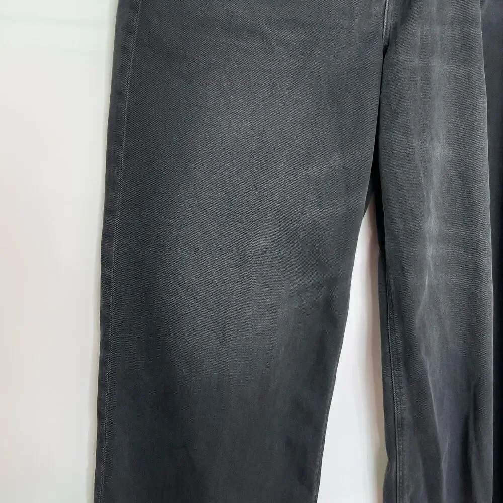 American Eagle Low Rise Skater Black Denim Jeans size 10 Short - Picture 11 of 15
